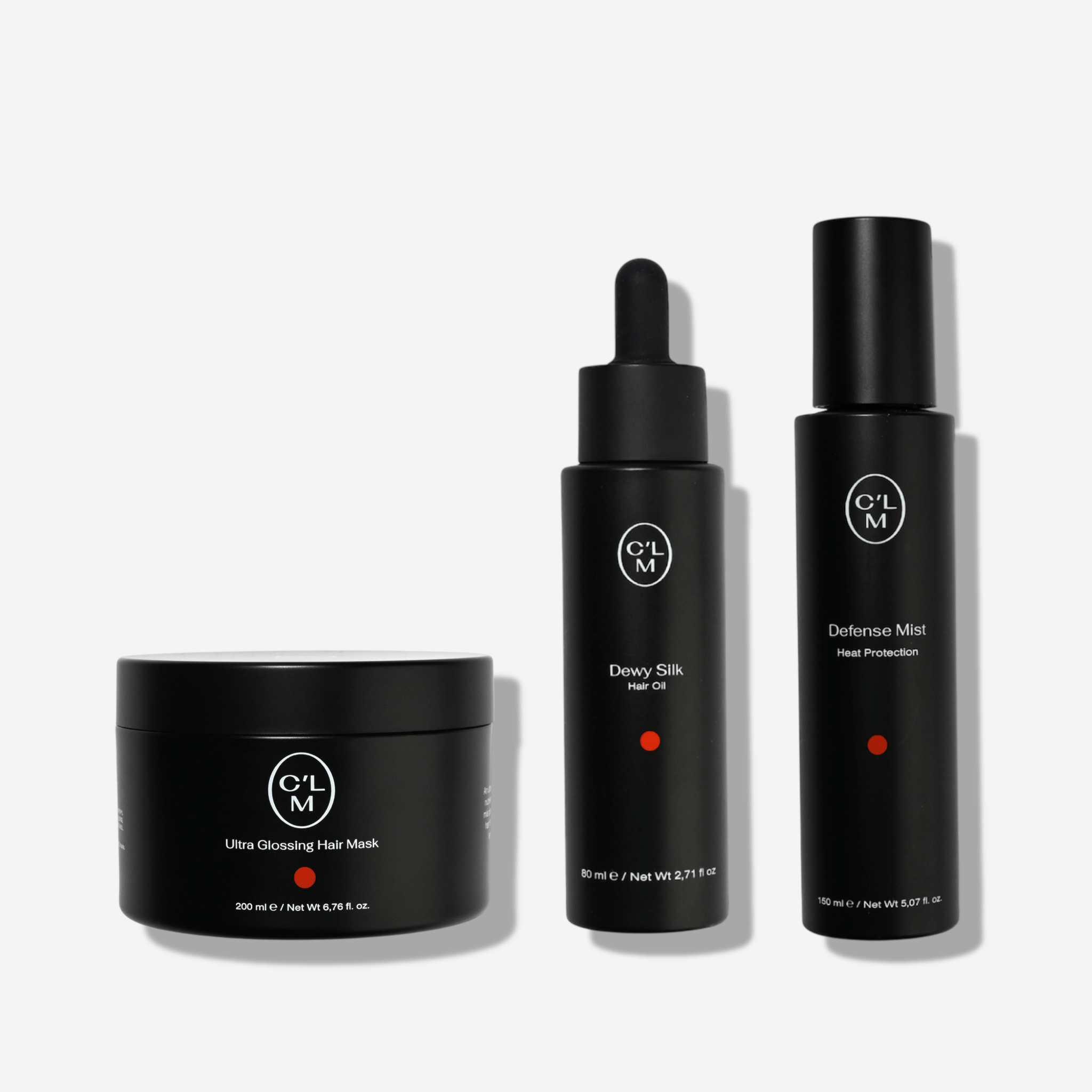 Plaukus apsaugantis nuo karščio ir žvilgesio suteikiantis rinkinys