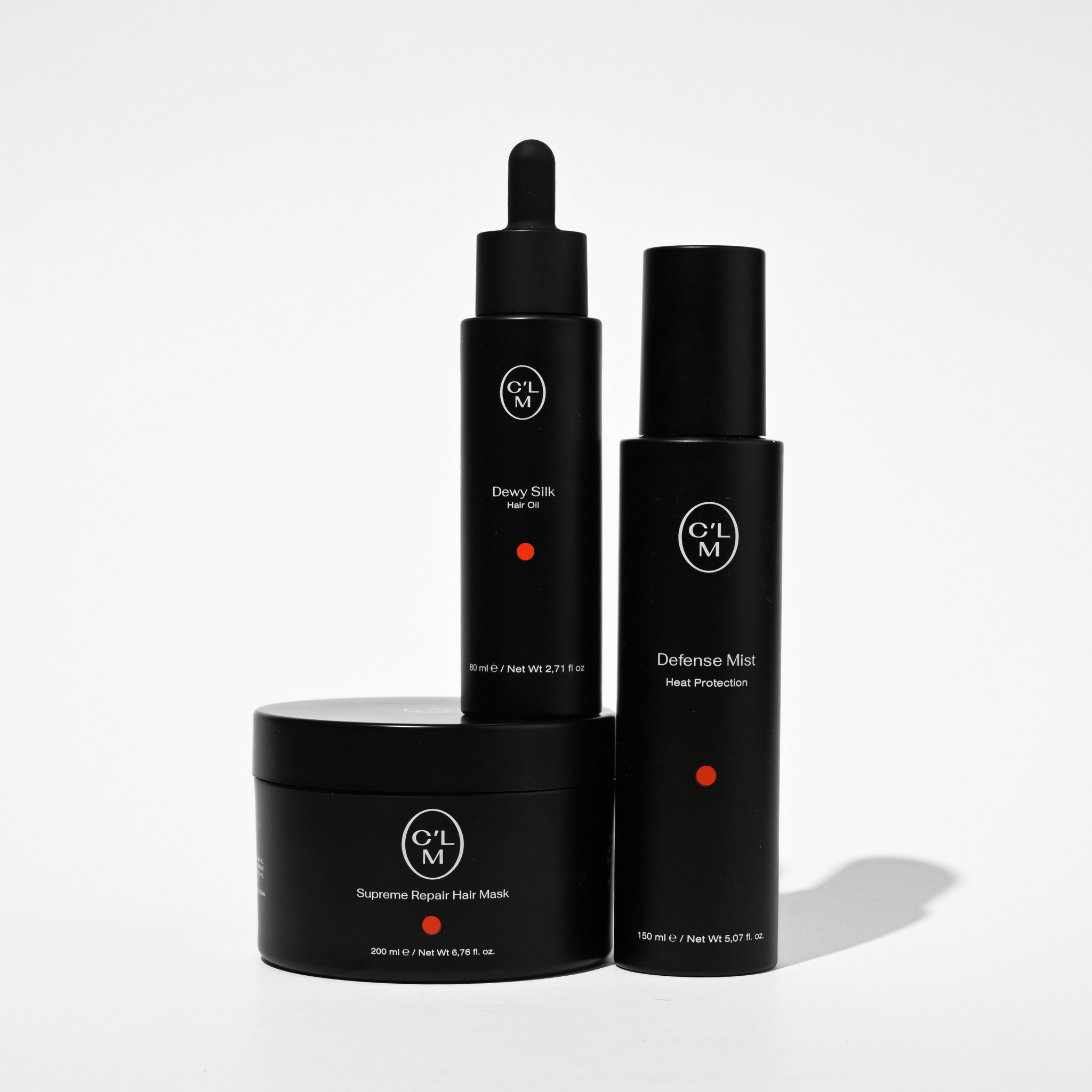 Plaukus atstatantis ir apsaugantis nuo karščio rinkinys