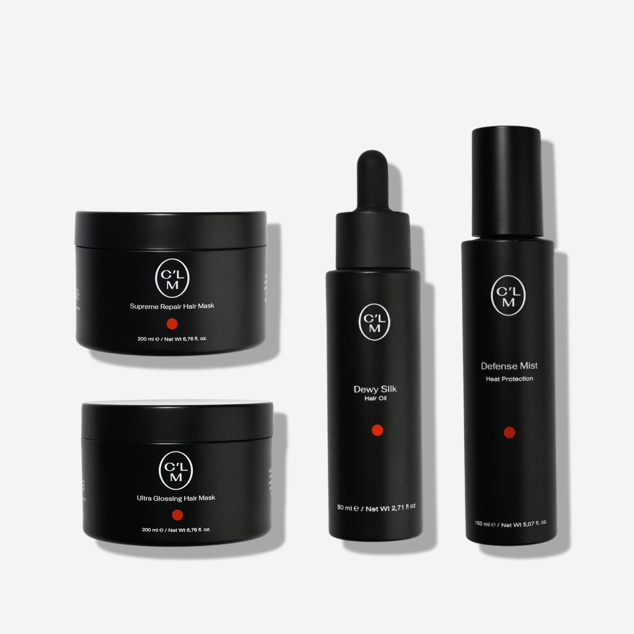 Plaukus stiprinantis ir apsaugantis nuo karščio rinkinys