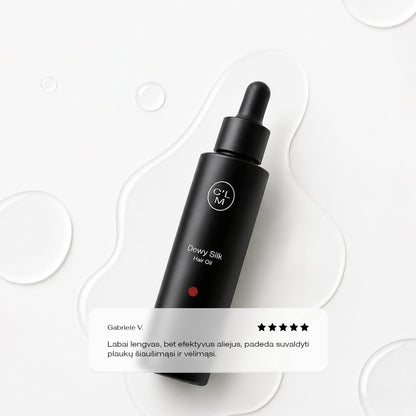 Drėkinantis ir žvilgesio suteikiantis plaukų aliejus 80ml