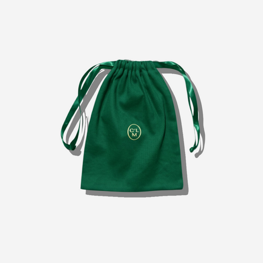 Green  fabric gift bag (mini) 17X23