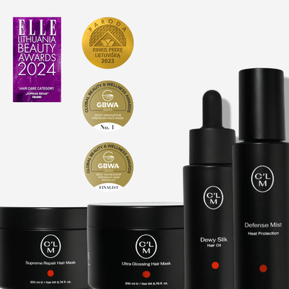 CLM Total Hair Care Bundle: Restore, Shine, Protect